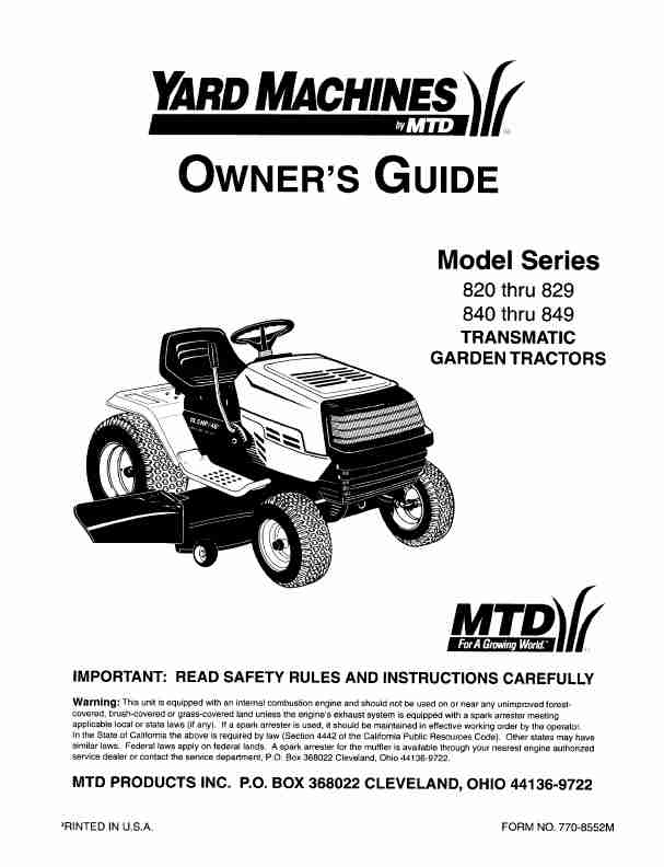 Bolens Lawn Mower 840 thru 849-page_pdf